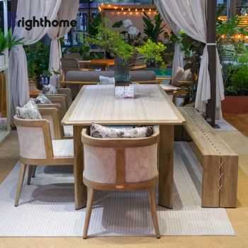 Waterproof Aluminum Outdoor Tables and Chairs Garden Furniture Sets - Guangzhou Brighthome Co., Ltd. - China