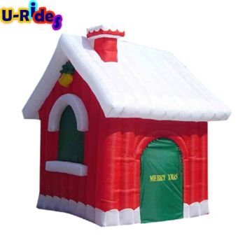Santa-themed Christmas Inflatable Bouncer for Festive Jumping in a Bounce House - Guangzhou U-Rides attraction Co.,Ltd - China