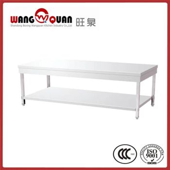 High Quality Stainless Steel Lab Work Tables Color Silver Condition New Kind Independent Model NO. WT-091 HS Code 73239300 - Shandong Boxing Wangquan Commercial Kitchenware Co., Ltd. - China