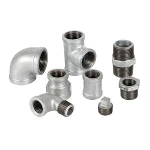 Hot Galvanized Bsp Threaded Malleable Iron Nipple Pipe Fittings - Qingdao HQ Import & Export Co., Ltd. - China
