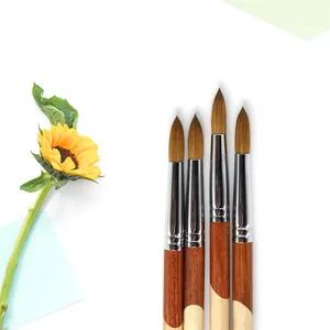EVAL Kolinsky Acrylic Nail Brush Powder Manicure Pedicure Material Wood Condition Used Type Art Paints Grade High Grade HS Code 9603301090 - Cixi Super Strong Stationery Manufacturing Co., Ltd. - China