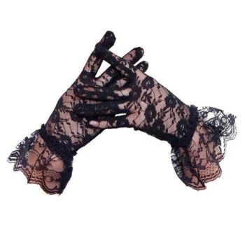 Lace Gloves Halloween Prom Gloves /Short Wedding Gloves/Wedding Bridal Gloves - Wuxi Hengpei Import & Export Co., Ltd. - China