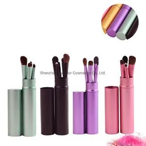 5PCS Animal Hair Travel Mini Eye Makeup Brushes Set Eyebrow Brush Make up Brushes - Shenzhen MyColor Cosmetics Co., Ltd. - China