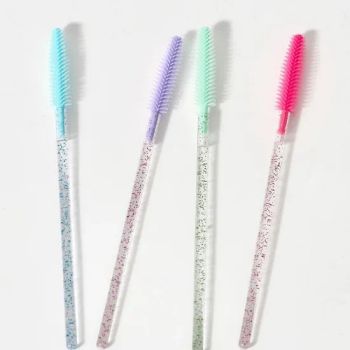 Crystal Stick Eyelash Brushes Disposable Mascara Wands Applicator Lash Scrub Makeup Brush Eyelashes Extensions Supplies - Jimo District Fuqi Interdental Brush Plastic Products Factory - China