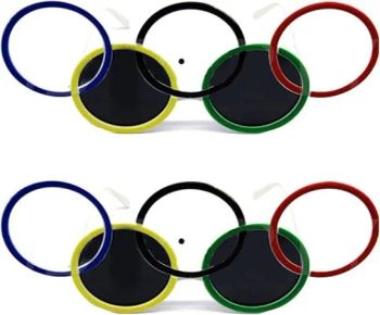 Fashionable Funny Paris Games Five-Ring Sunshade Decoration Glasses Party Sunglasses - Ningbo General Union Co., Ltd. - China