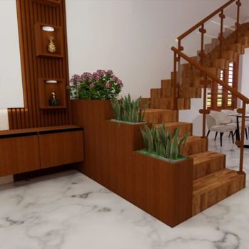 Wooden Staircase Railings, For Home Position Stairs Usage/Application - Dreamz Car Accessories - India