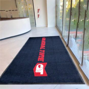 Outdoor Custom Design Mats Non-Slip Printed Rug Entrance Logo Pet Carpet Door Floor Mat - Hefei Gold Adprintier Image Printing Co., Ltd - China