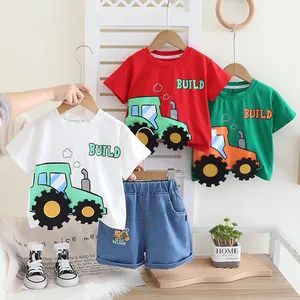 Summer Baby Boys Clothing Sets Cartoon Car Cotton T-Shirt + Shorts 2PCS Suits for Baby Kids Tracksuits Infant Casual Outfits - Shanghai Hexuan Baby Products Co., Ltd. - China
