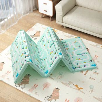 Foldable Baby Play Mats with Reversible Double-Sided Non-Slip XPE Foam - Linyi City Luozhuang Area Luoxi Plastic Production Factory - China