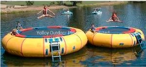 Amusement Park Inflatable Water Toy Lake Floating Trampoline for Adults - GUANGZHOU YOLLOY OUTDOOR PRODUCT CO.,LIMITED - China