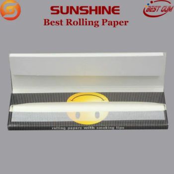 OEM King Size 14GSM Unbleached Clear Rolling Paper with Filter Tips - Shenzhen Sunshine Industrial Co., Limited - China
