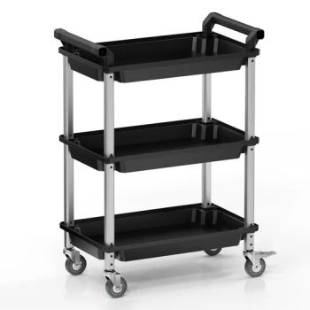 Customized Multi-Function 3-Tier Storage Rolling Hand Carts Trolleys with Wheels - Ningbo Jingyan Tools Co., Ltd. - China
