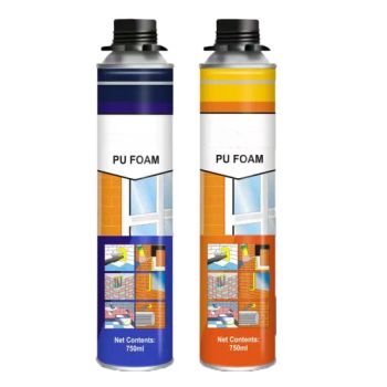 Light Yellow Viscous Liquid Other Adhesives Sealant PU Foam Color White Origin China Trademark NO OEM Avaliable Fire Class - Linyi Palma International Trade Co., Ltd. - China