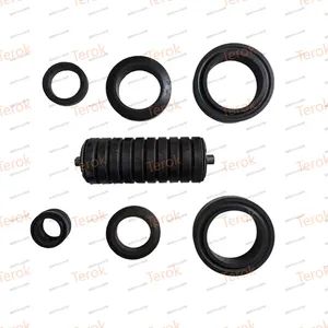 ISO Customized Wear Resistant Durable Belt Conveyor Material Handling Equipment Parts Shock Absorbing Impact Roller with Steel Rubber Discs - Cangzhou Terok International Trade Co., Ltd - China