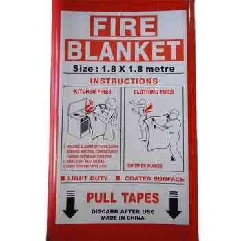 Fiberglass Fire Blankets 1.5*1.5 High Temperature Fireberglass Blanket 2*2 Meter Fire Fighting Blanket - Hangzhou Ansu Fire Equipment Co., Ltd - China