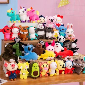 4 Inch Cute Doll Keychain Mini Plush Stuffed Animal Toys Age All Type All Trademark / Origin China Material Plush Logo - QUANZHOU VEKEDUO SUPPLY CHAIN MANAGEMENT CO.,LTD - China