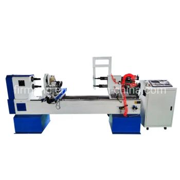 2 Axis 4 Knives CNC Wood Lathe Turning Engraving for Billiard Table Leg - Jinan Firmcnc Equipment Co., Ltd. - China