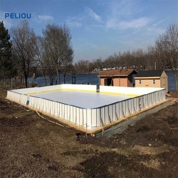 HDPE Material Self Lubricating Ice Hockey Shooting Pad Synthetic Ice Skating Rink - Hebei Peliou New Materials Technology Co., Ltd - China
