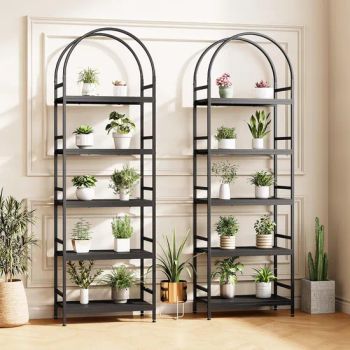 Living Room Modern Standing Bookshelves for Bedroom Black Narrow Office Shelf - Shandong Feilu Home Furniture Co., Ltd. - China