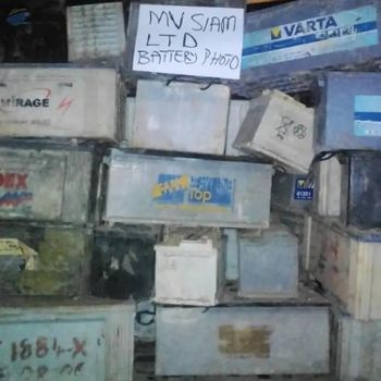 Used Drained Battery Scraps, A - Mv Siam Limited - Thailand
