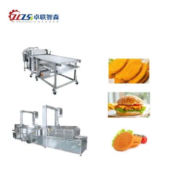 Industrial Meat Patty Chicken Nugget Battering Machine Nuggets Production Line - Qingdao Zhuolian Zhisen Intelligent Equipment Co., Ltd. - China