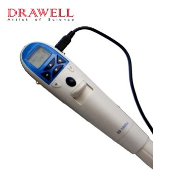 Lab Electric Single Channel Automatic Transfer Pipette 10UL 100UL 300UL 1200UL Electronic Pipette - Chongqing Drawell Instrument Co., Ltd. - China