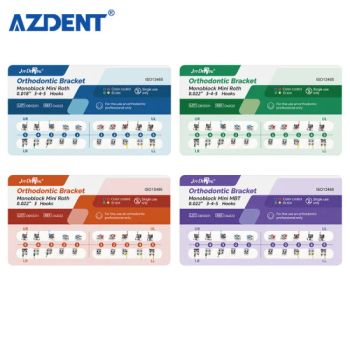 Dental Monoblock Brackets Mini Roth/Mbt 022/018 Orthodontic Brackets - HENAN BAISTRA INDUSTRIES CORP. - China