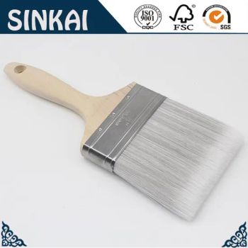 Wholesale Wall Paint Brushes Wooden Handle Pure Bristle Painting Brush - TAI ZHOU XIN KAI GROUP CO., LTD. - China