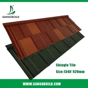 Shingle Roof Rustproof Galvalume Stone Coated Metal Roof Tile for House Build - Hangzhou Singer Building Materials Co., Ltd. - China