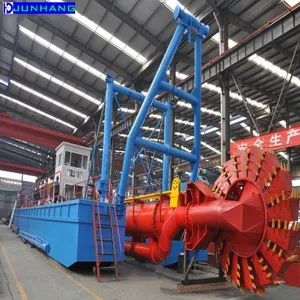 10 Inch 1000m3 H Bucket Wheel Suction Dredger for More Efficient in Mixing Hard Mud Layers - Qingzhou Junhang Environmental Protection Technology Co., Ltd. - China