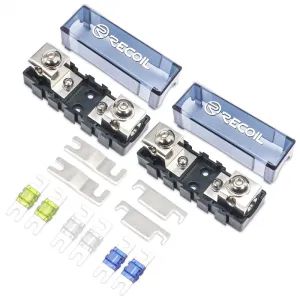 Edge Mfha-2 2 Packs 0/2/4 Gauge Modular Inline Anl & Mini-Anl Fuse Blocks with Jumper Bars to Create Distribution Block, Fuse and Negative Combo Blocks - Avs (Ningbo) Industrial Co., Ltd. - China