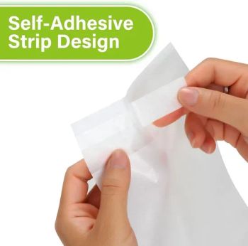 Self-Adhesive Glassine Cookies Bag Semi Transparent Cookie Sleeves Treat Bags - Wenzhou Qiangsen Import and Export Co., Ltd. - China