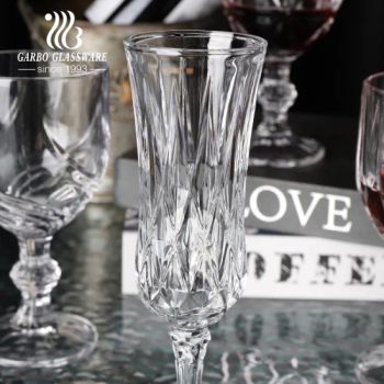 in Stock Vintage Sparkling Glass Champagne Flute Wine Glass Goblet Stemware - Guangzhou Garbo International Trading Co., Ltd. - China
