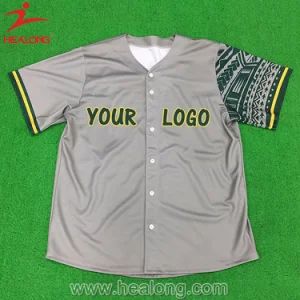 Healong American Baseball Jersey Sublimation Cheap Custom Baseball Shirt - Guangzhou Healong Sportswear Co., Ltd. - China