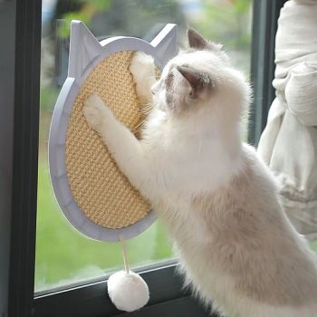 New Wear-Resistant Sisal Scratch Resistant Cat Scratch Board Cat Suction Cup Cat Claw Sharpener Claw Pad Cat Toy Pet Products - Guangzhou Kinglaiky Industrial Ltd., - China