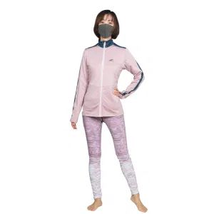 Women's Nylon Elastane Jersey Yoga Jacket and Leggings - Shanghai Genstex International Co., Ltd. - China