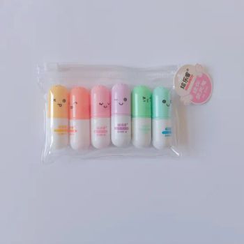 Pastel Color Cute Mini Capsule Highlighter for Art Drawing - Wenzhou Shunfa Stationery Manufacturing Co., Ltd - China