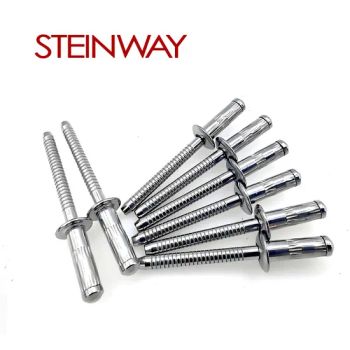 Stainless Steel/Zinc Plated Semi-Structural Blind Rivets Length 9-18.5mm Trademark Steinway HS Code 7318230000 Customized Support - Suzhou Steinway Metal Products Co., Ltd. - China