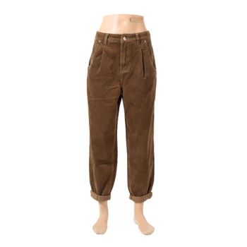 Wholesale Offer Trend 2022 Womens Corduroy Slim Trousers Boyfriend Velvet Pants Skinny Jeans - Foshan Shunde Tianxiu Garment Co., Ltd. - China
