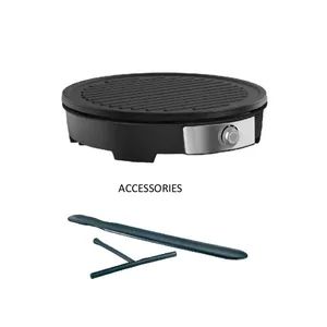 Electric Pancake Makers Grill Cooking Injera Grills Omelette Pan Crepe Maker Adjustable Temperature Griddle - JIANGMEN LONG TERM TRADING CO.,LTD - China