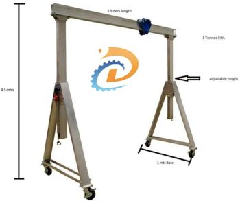 8 Tons 10t Portable City Crane Luffing Jib Cranes Used for Construction Sites Use Tower Crane - Tai'an Gold Star International Trade Co., Ltd. - China