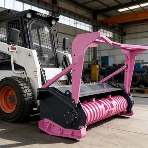 Noise Reduction Skid Steer Forestry Mulcher Orchard Greening Cleaner - Hunan Hongchang Machinery Co., Ltd - China