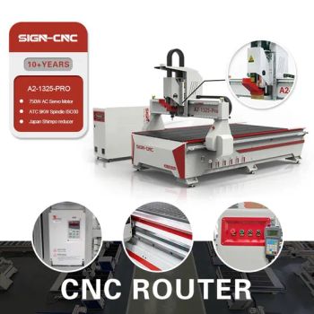 Furniture Making Machines A2-1325-PRO Semi-Automatic Tool Changing CNC Router - Jinan Sign CNC Equipment Co., Ltd. - China