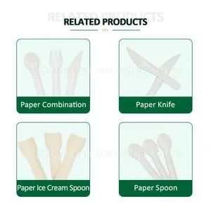 Wholesale New Design Ecofriendly Paper Travel Cutlery Knife Fork Spoon Travel Utensils Sets in Paper Packed - ZHEJIANG KETE MACHINERY CO., LTD. - China