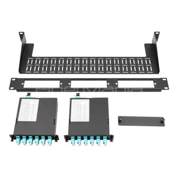 19inch 1U 36 Fibers OM3 OM4 MPO MTP Fiber Optical Patch Panel with Cassette - Shenzhen FiberMania Technology Co., Ltd. - China
