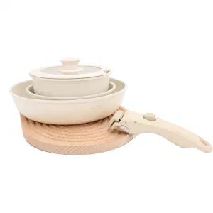 Kitchen Supplier Wholesale Dinnerware Nonstick Pot and Pan Sets for All Cooktops - Hangzhou Qiyu Trading Co., Ltd. - China