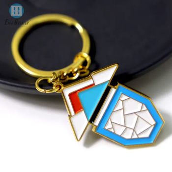 Sublimation Hard Enamel Keychains Custom Metal Keychain Origin China Shape Customized Feature Anti Rust HS Code - EVER GREATER IMP. & EXP. CO., LIMITED - China