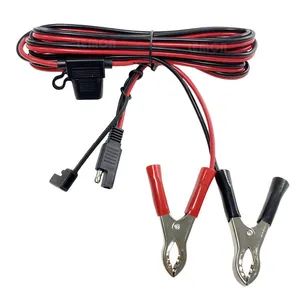 Factory Customization Waterproof Connector Battery SAE to Alligator Clamp Cable with Fuse - Shenzhen Cozy Electronics Co.,Ltd. - China