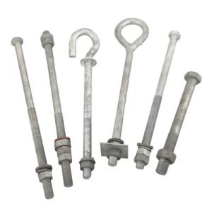 Hot DIP Galvanizing Bolt with Nut for Power Transmission Line - Zhejiang Haivo Electrical Co., Ltd. - China