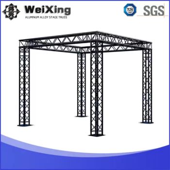 300X300mm Aluminum Spigot Black Truss for Versatile Stage Lighting Displays - Wuxi Weixing Decoratestuff Co., Ltd. - China